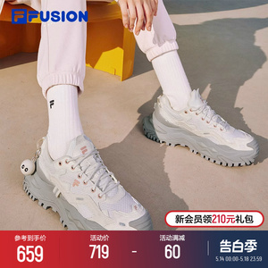 欧阳娜娜同款FILA FUSION斐乐硬糖老爹鞋女鞋运动鞋2024跑步鞋