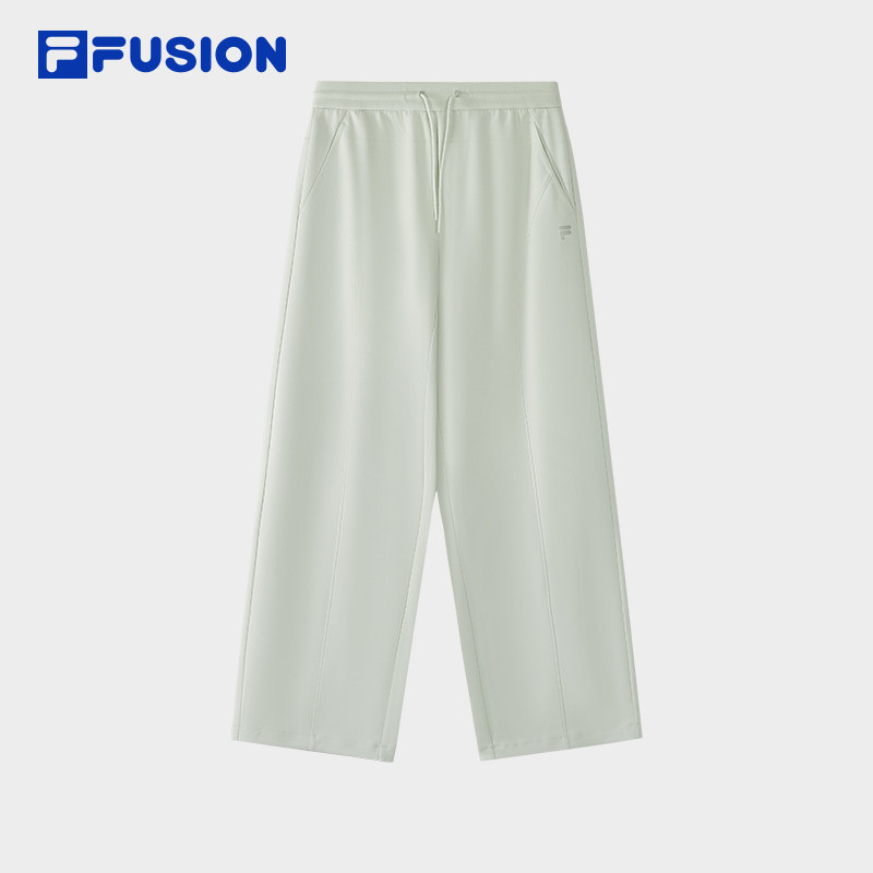 FILA FUSION斐乐潮牌针织长裤女2026夏季新款简约宽松
