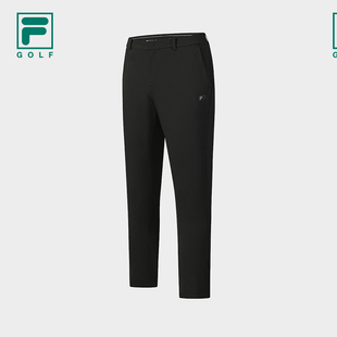 高尔夫运动简约基础直筒裤 FILA 2025冬新款 梭织长裤 斐乐官方男士