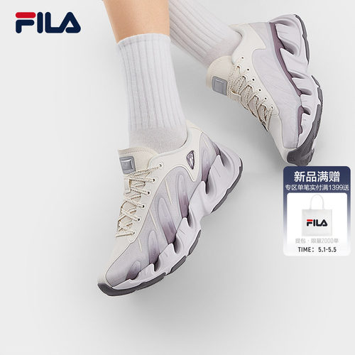 FILA斐乐V头鞋女鞋老爹鞋