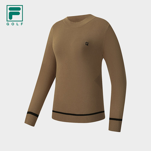 FILA斐乐官方长袖编织衫女运动