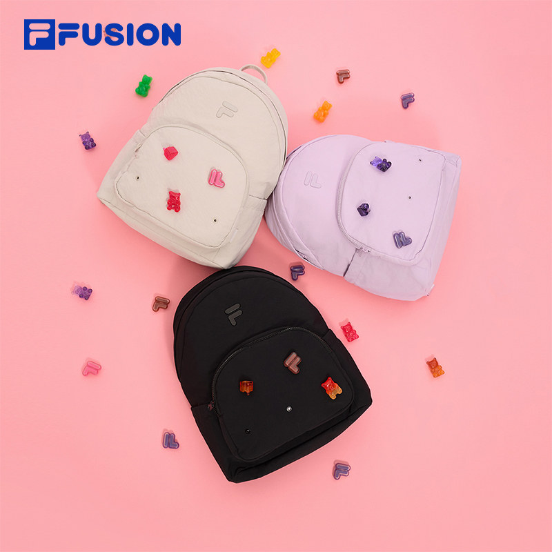 【奶糖包】FILA FUSION斐乐女包背包2025新款双肩包包