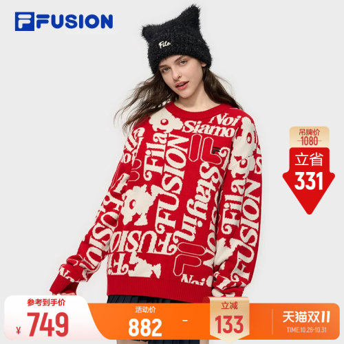 FILAFUSION斐乐中性编织衫