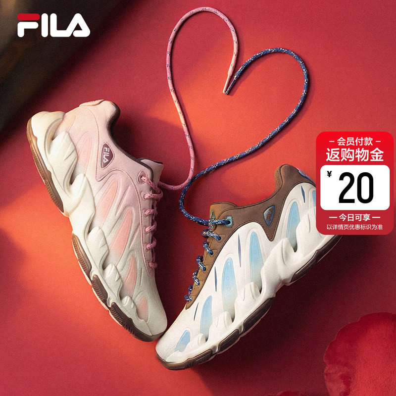 V头鞋|情侣款FILA VETTA斐乐老爹鞋女鞋2026春新款情