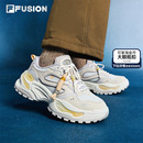 FILA 增高运动鞋 FUSION斐乐潮牌女鞋 2025新款 厚底老爹鞋 软糖鞋