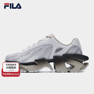 V头鞋|FILA 斐乐官方男鞋VETTA X老爹鞋2026春季新款增高运动鞋