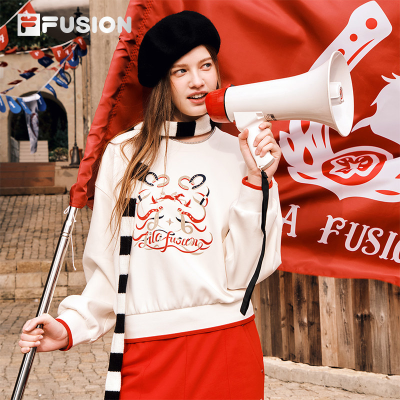 马上起飞 | Dimitri联名卫衣FILA FUSION斐乐潮牌女春新年款上衣