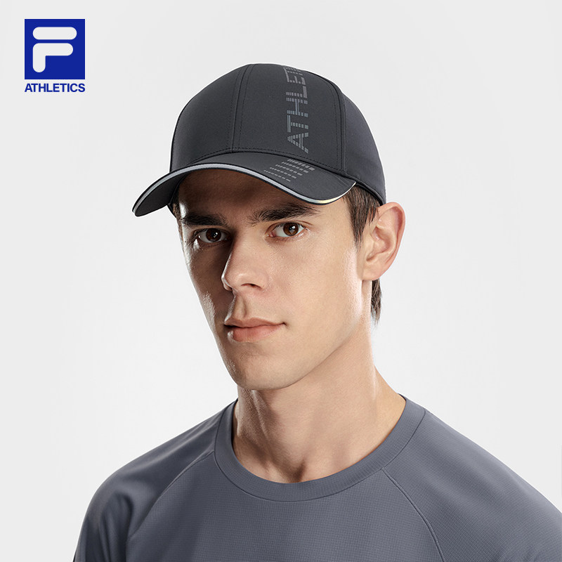 硬顶棒球帽|FILA 斐乐官方男帽新款棒球帽健身运动帽子百搭遮阳