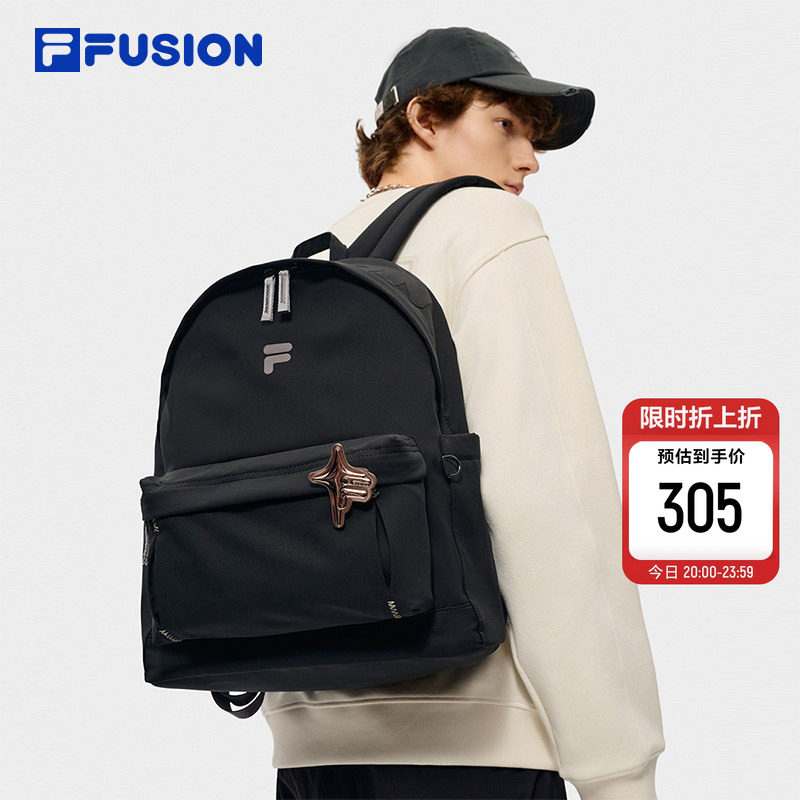 FILA FUSION斐乐包包男生双肩包学生背包章昊同款2026