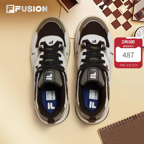 FILAFUSION斐乐情侣滑板生活鞋