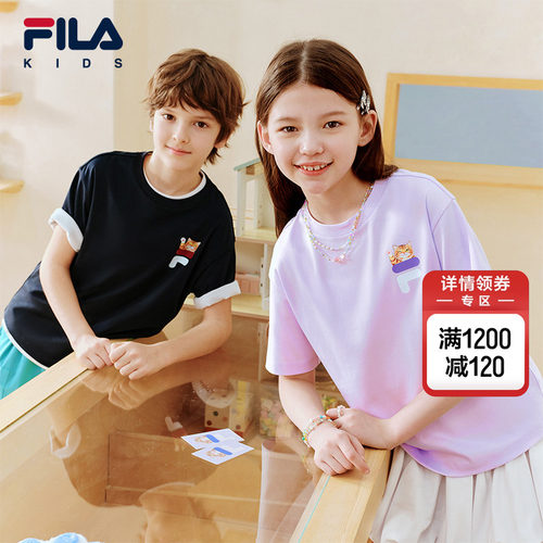 FILAKIDS斐乐儿童短袖T恤