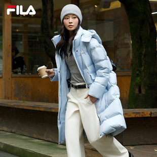 FILA斐乐RGB多彩羽绒服情侣2025冬季 85%鸭绒保暖外套女上衣男 款