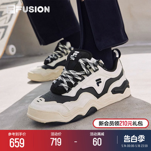 FUSION斐乐潮牌女鞋 KICK专业滑板鞋 波浪底板鞋 FILA 时尚 休闲鞋