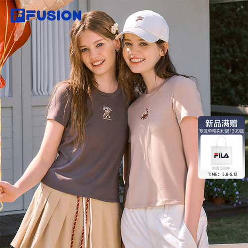 FILAFUSION斐乐女子短袖T