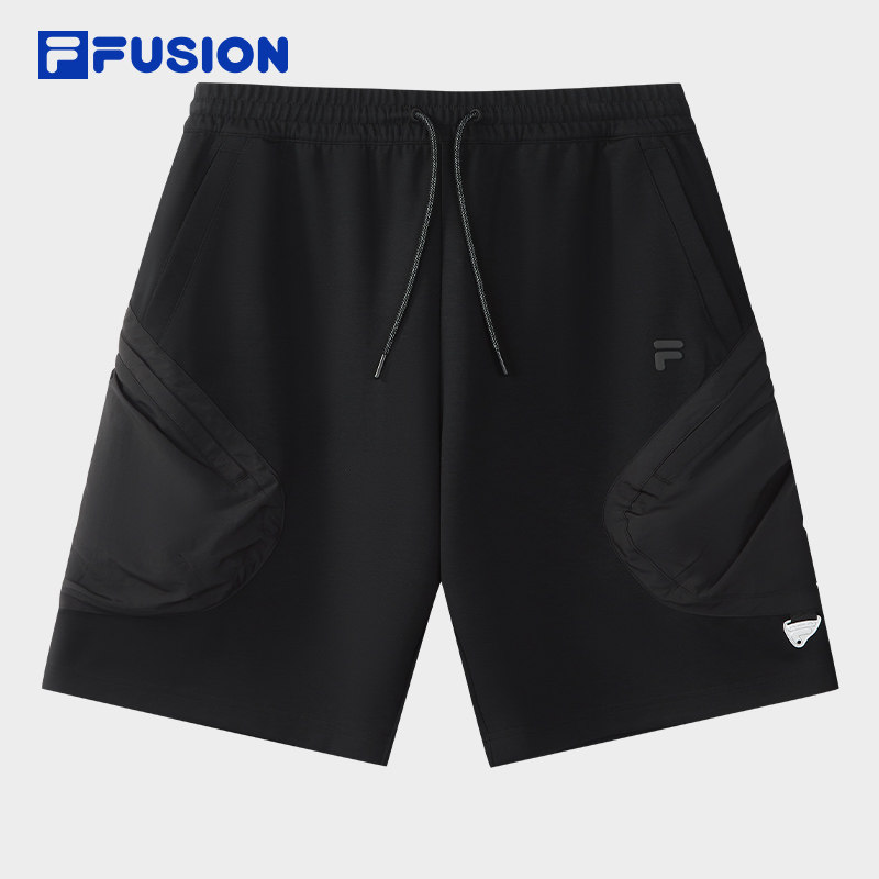 FILA FUSION斐乐潮牌针织五分裤男2025秋季新款时尚宽松休闲短裤,运动服/休闲服装,运动中长裤／短裤,淘宝优惠券,粉丝福利购,淘宝优惠卷