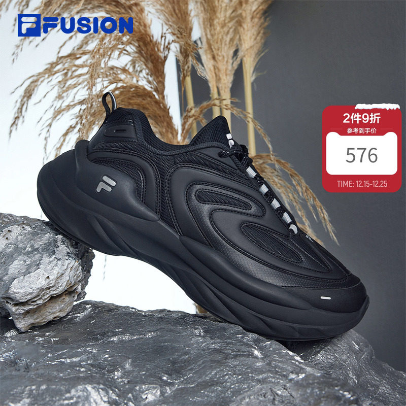 FILA FUSION 斐乐潮牌陨石男鞋情侣休闲厚底老爹鞋运动鞋