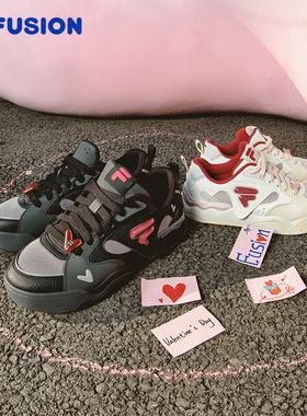 FILA FUSION斐乐潮牌KICK II板鞋2025春季新款情侣鞋男女运动鞋子