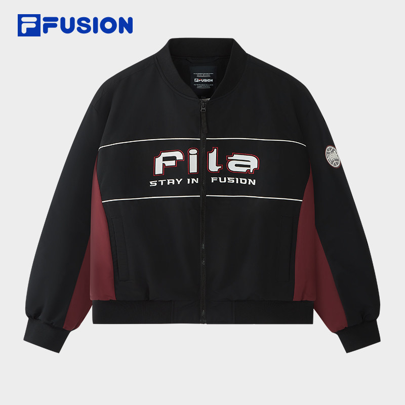 FILA FUSION斐乐潮牌棉服男2026春季新款时尚休闲拼色外套棒球服,运动服/休闲服装,运动棉衣,淘宝优惠券,粉丝福利购,淘宝优惠卷
