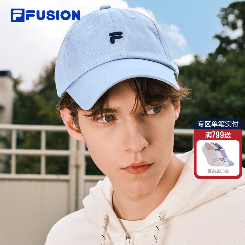 新款白白帽|FILA FUSION斐乐帽子棒球帽2026新款防晒