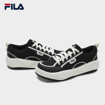 FILA 斐乐官方男鞋帆布鞋鞋子轻便曲奇运动舒适板鞋休闲鞋小白鞋