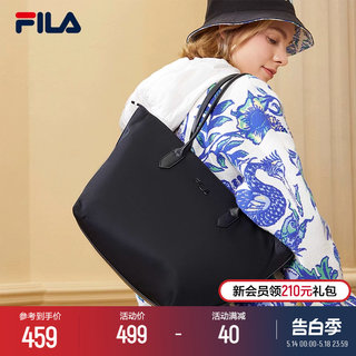 FILA 斐乐官方女包提包2024春季新款时尚休闲托特包大容量单肩包