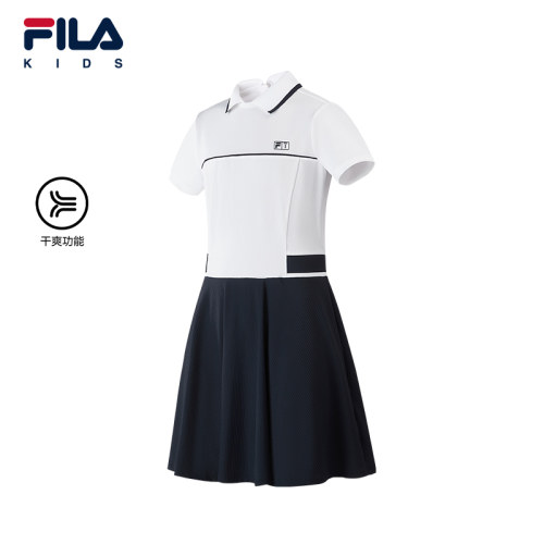 FILAKIDS斐乐女童针织连衣裙