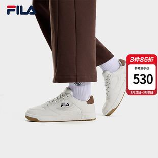 斐乐官方女鞋 新款 运动鞋 100板鞋 子 简约休闲鞋 FILA 小白鞋 时尚