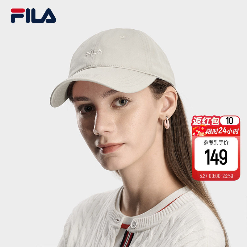 软顶棒球帽|FILA 斐乐官方女帽新款运动帽遮阳帽时尚休闲鸭舌帽