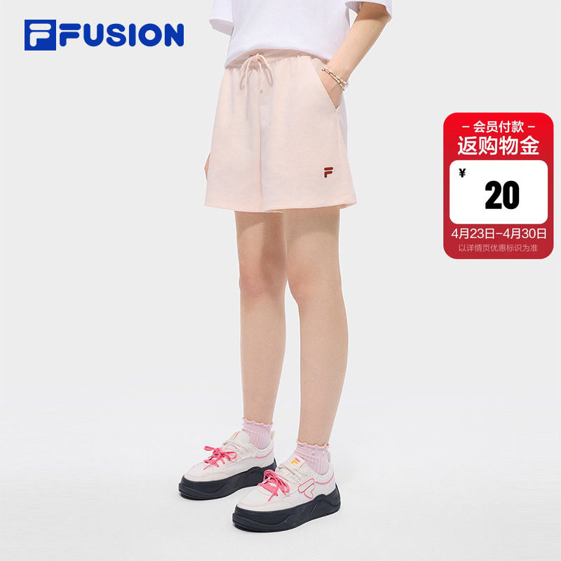 FILA FUSION斐乐潮牌情侣短裤2026夏季新款女裤多色休闲运动裤男