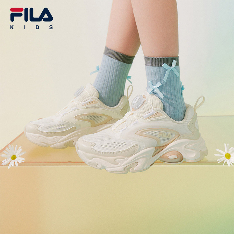 琉璃|FILA KIDS斐乐童鞋儿童运动鞋子夏季新款男女大童旋钮