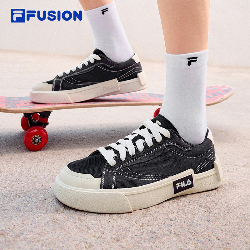 FILA FUSION斐乐官方POP情侣帆布鞋休闲男鞋2026夏季新款板鞋女鞋