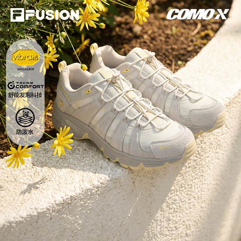 Como X丨FILA FUSION斐乐潮牌女鞋户外鞋春季新款运