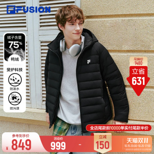 斐乐羽绒服丨FILA潮牌轻薄防风排骨羽绒服26冬新款女防泼水外套男