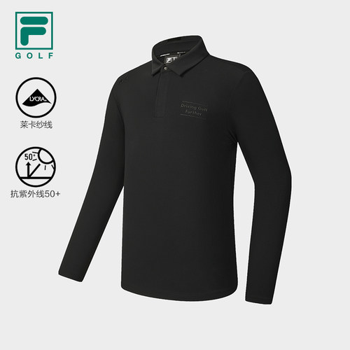 FILA斐乐男子长袖POLO