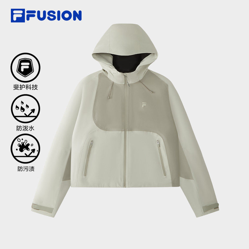 章昊同系列|FILA FUSION斐乐新机服梭织外套女2026夏季新款女装