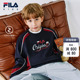 新款 男大童卫衣2026春季 儿童舒适休闲宽松上衣 KIDS斐乐童装 FILA
