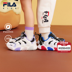 KIDS斐乐童鞋 男女小童旋钮运动鞋 儿童闪灯鞋 新款 2026春季 FILA