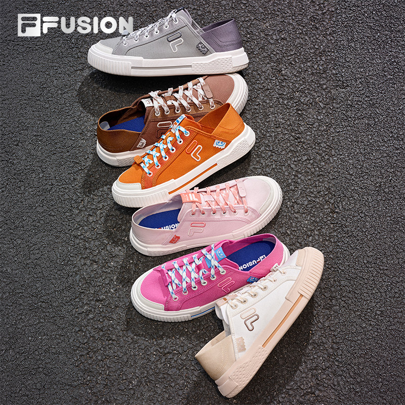 Emoji系列丨FILA FUSION斐乐情侣帆布鞋一脚蹬202