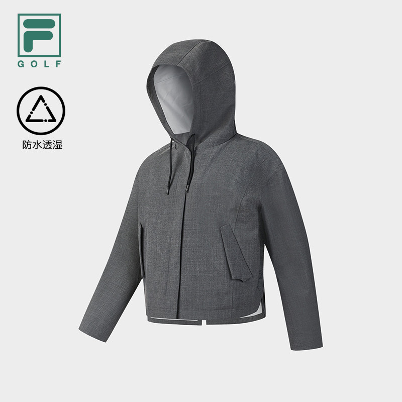 FILA斐乐官方女梭织外套25冬新高尔夫商务运动系列连帽绵羊毛夹克,运动服/休闲服装,运动茄克/外套,淘宝优惠券,粉丝福利购,淘宝优惠卷