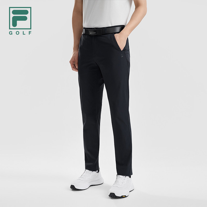 FILA 斐乐官方男士梭织长裤2026夏季新款高尔夫运动时尚裤子