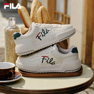時(shí)尚 易烊千璽同款 FILA斐樂官方男鞋 秋冬復(fù)古板鞋 子 厚底運(yùn)動(dòng)休閑鞋