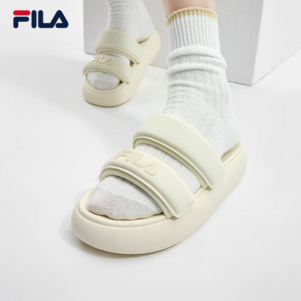 甜甜圈|FILA斐乐官方运动拖鞋女鞋沙滩鞋子魔术贴休闲女子运动鞋