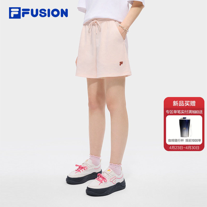 FILA FUSION斐乐潮牌情侣短裤2026夏季新款女裤多色休闲运动裤男