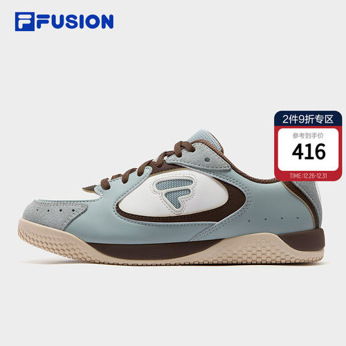 FILA FUSION 斐乐潮牌羽翼鞋女鞋2025新款复古板鞋德训鞋运动鞋子