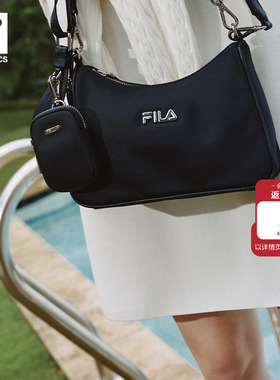 挎包|FILA斐乐官方夏季运动女包腋下包休闲斜挎包单肩包黑色两用