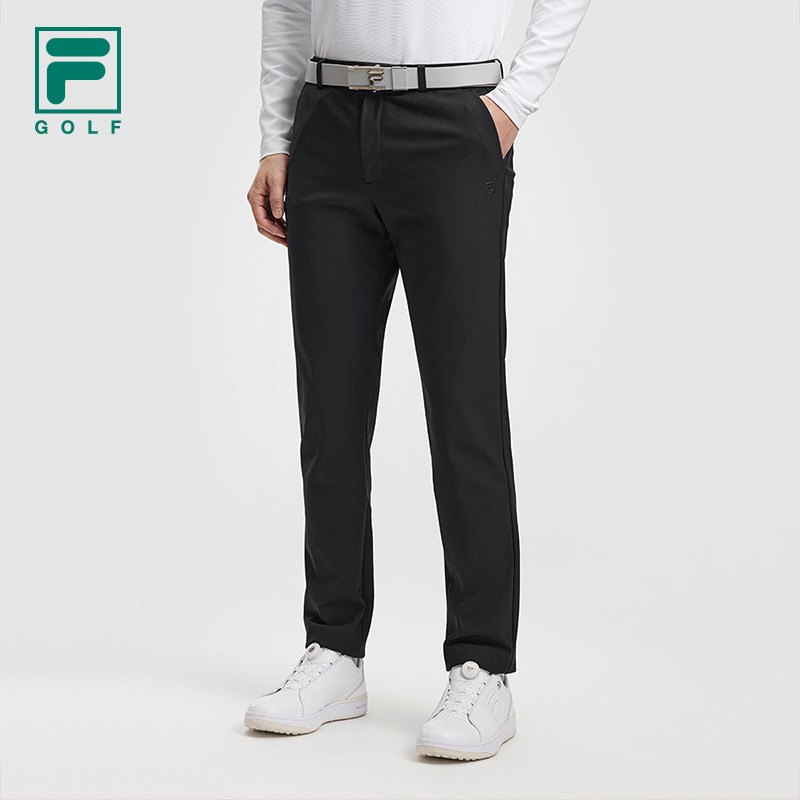 FILA 斐乐官方男士针织长裤2026春新款高尔夫运动简约基础直