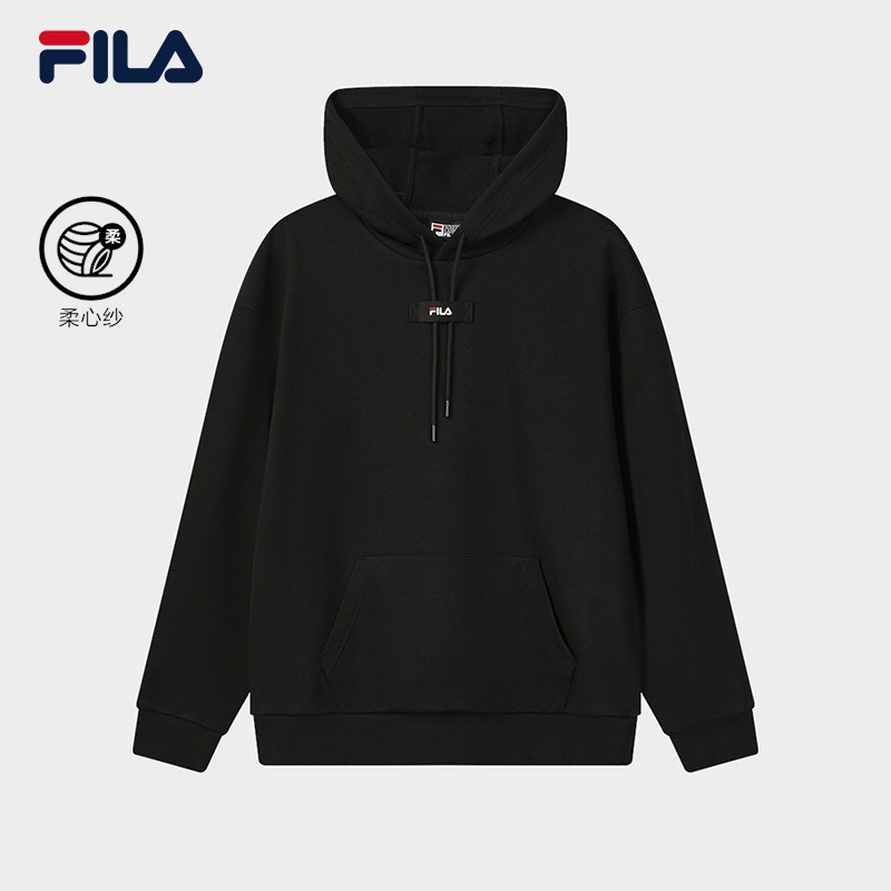 FILA 斐乐官方男子连帽卫衣2026春新款时尚休闲舒适长袖上衣