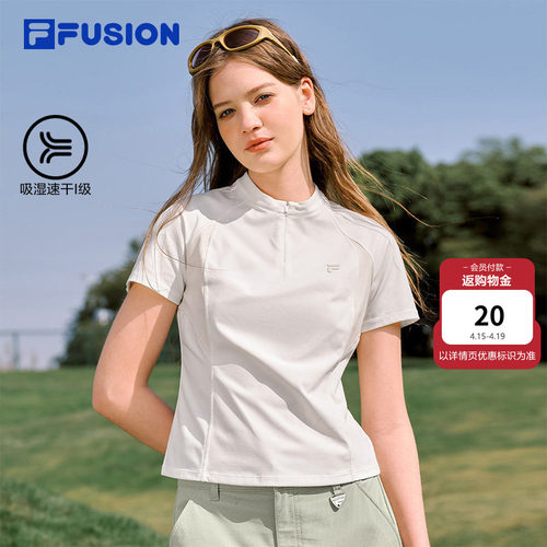 FILAFUSION斐乐女子短袖T