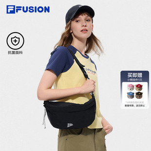 FILA FUSION斐乐潮牌情侣款腰包2026秋新款时尚休闲单肩包随身包