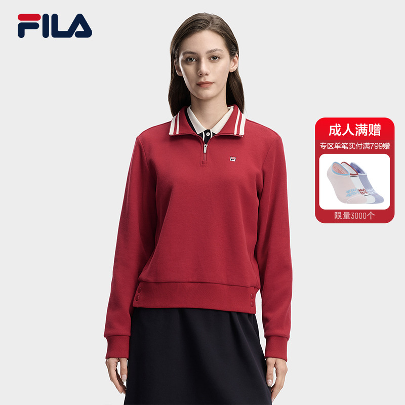 FILA斐乐女士针织长袖上衣